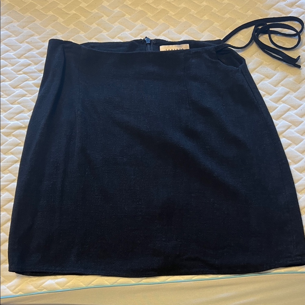Topshop Chic Black Mini Skirt